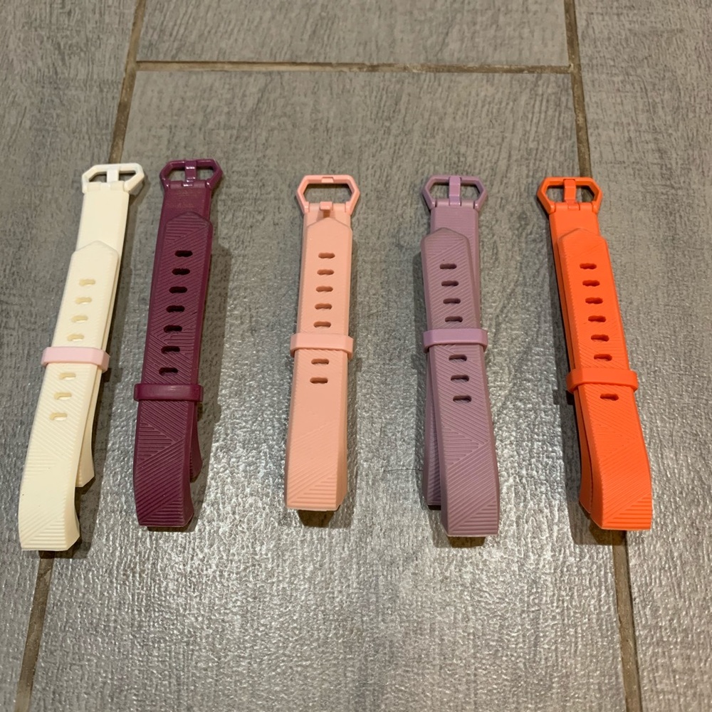 💛 Set of 5 Fitbit Alta HR rubber bands